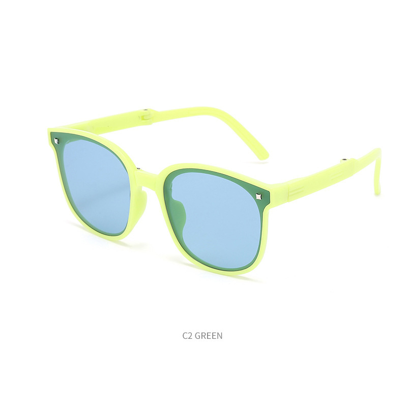 Children's folding sunglasses Summer travel baby super cool glasses Fashion easy storage sunglasses kids sunglasses wholesale