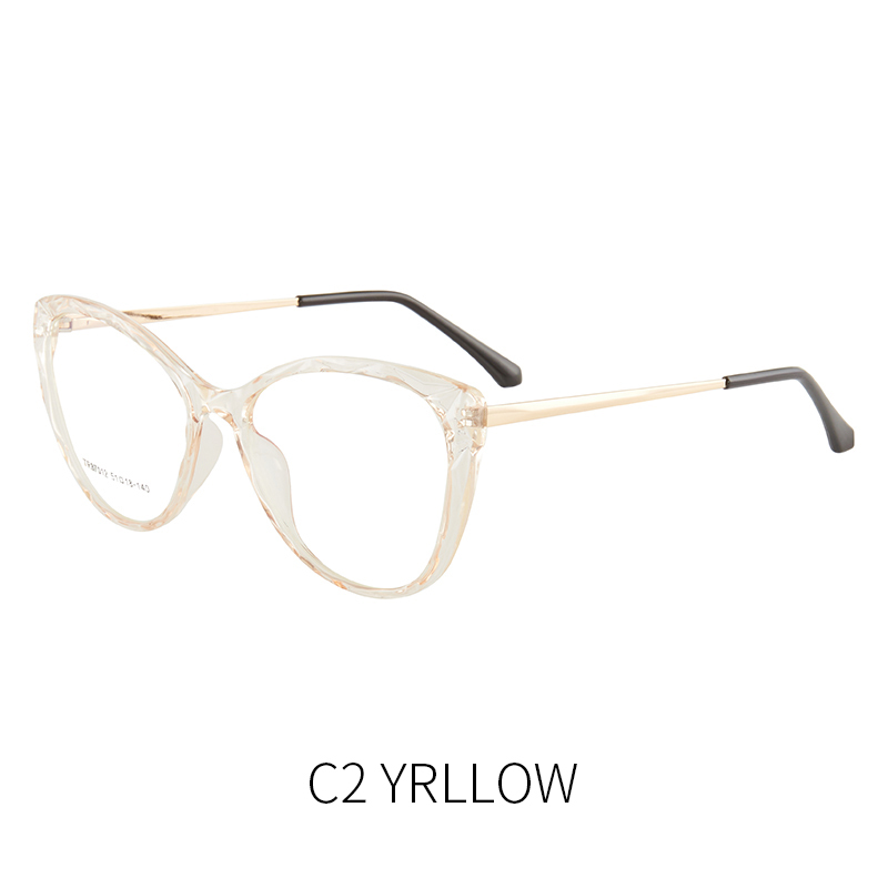 DL Glasses Cat eye fashion new arrival anti blue light  glasses frame wholesale woman TR87012 optical eyeglasses