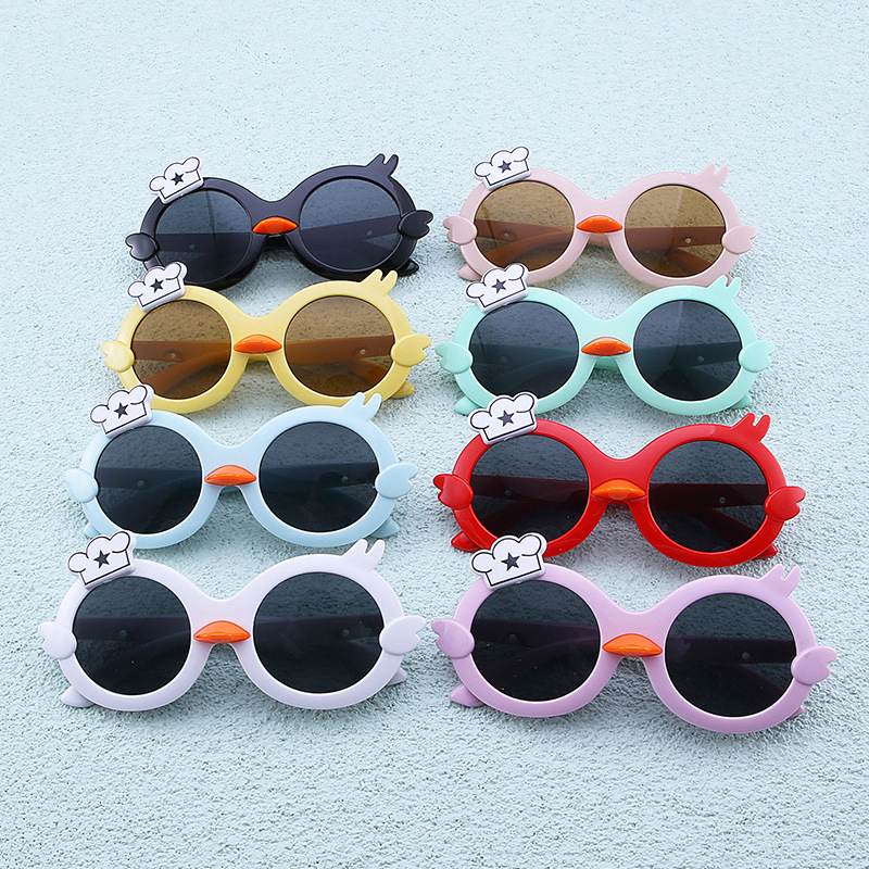 Duck-shaped sunglasses for kids Girls UV protection for boys Sun protection sunglasses for kids Fashion fashion sunglasses