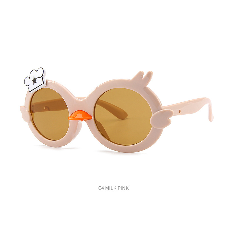 Duck-shaped sunglasses for kids Girls UV protection for boys Sun protection sunglasses for kids Fashion fashion sunglasses
