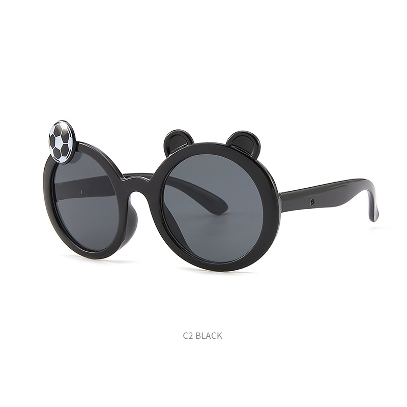 Fashionable children's sunshade sunglasses can love card ventilated baby sunglasses children's UV protection glasses