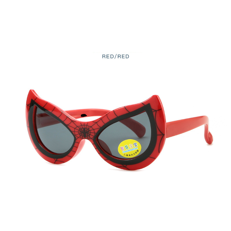 New Spiderman kids sunglasses UV protective sunglasses Fashion baby cartoon personality styling glasses