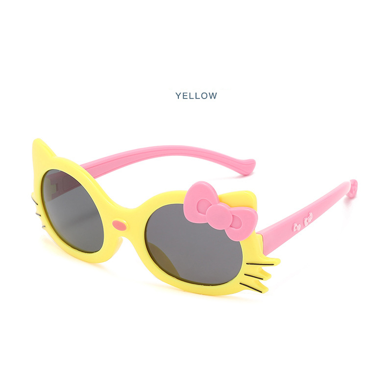 Summer new cute children's sunglasses baby cat sunshades personality cartoon sunshade glasses