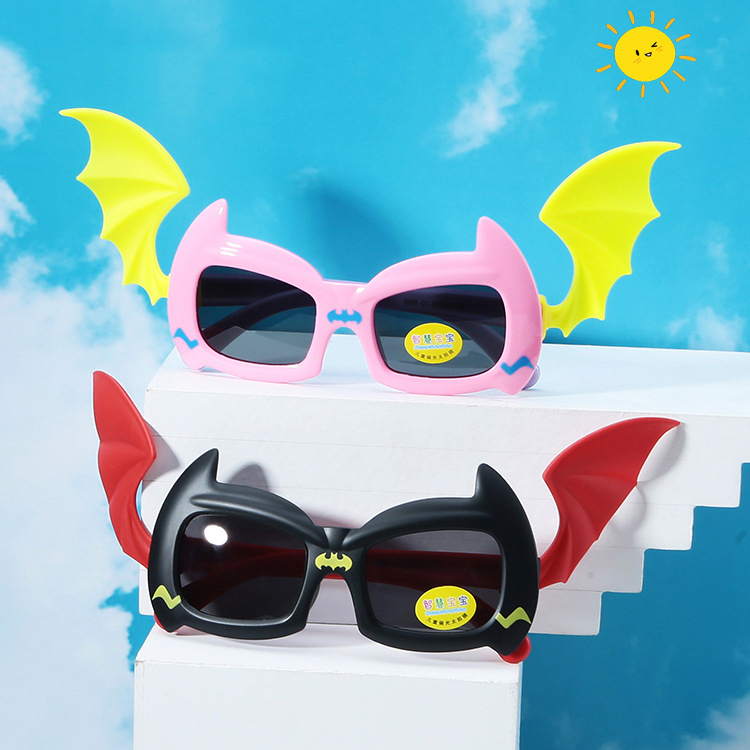New BAT polarizing sunglasses for children UV sunglasses for boys and girls photo glasses trend