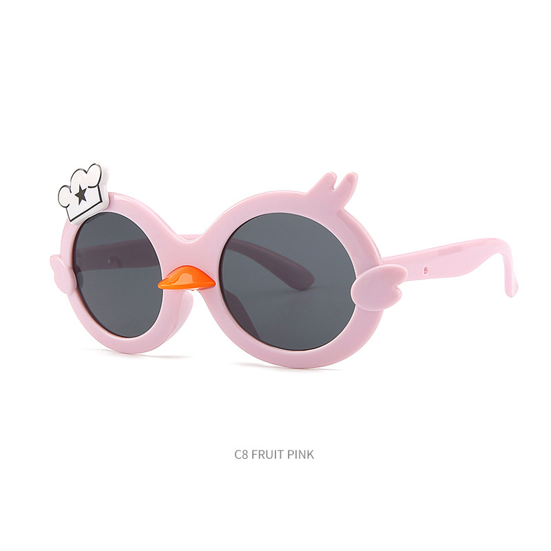 Duck-shaped sunglasses for kids Girls UV protection for boys Sun protection sunglasses for kids Fashion fashion sunglasses