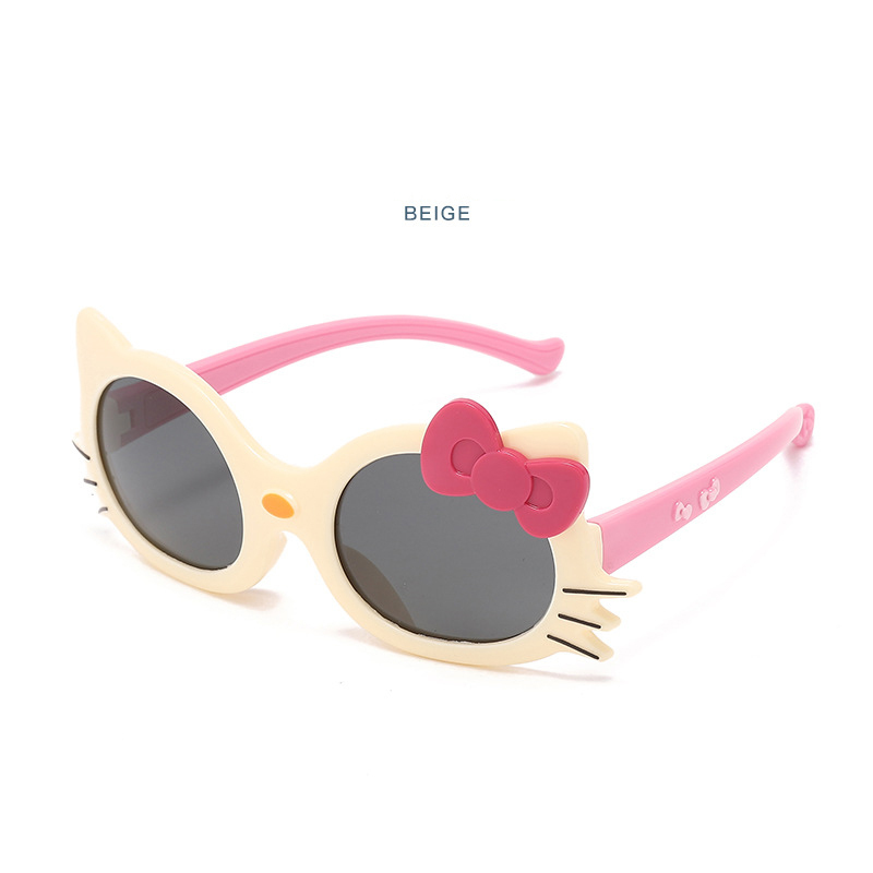 Summer new cute children's sunglasses baby cat sunshades personality cartoon sunshade glasses