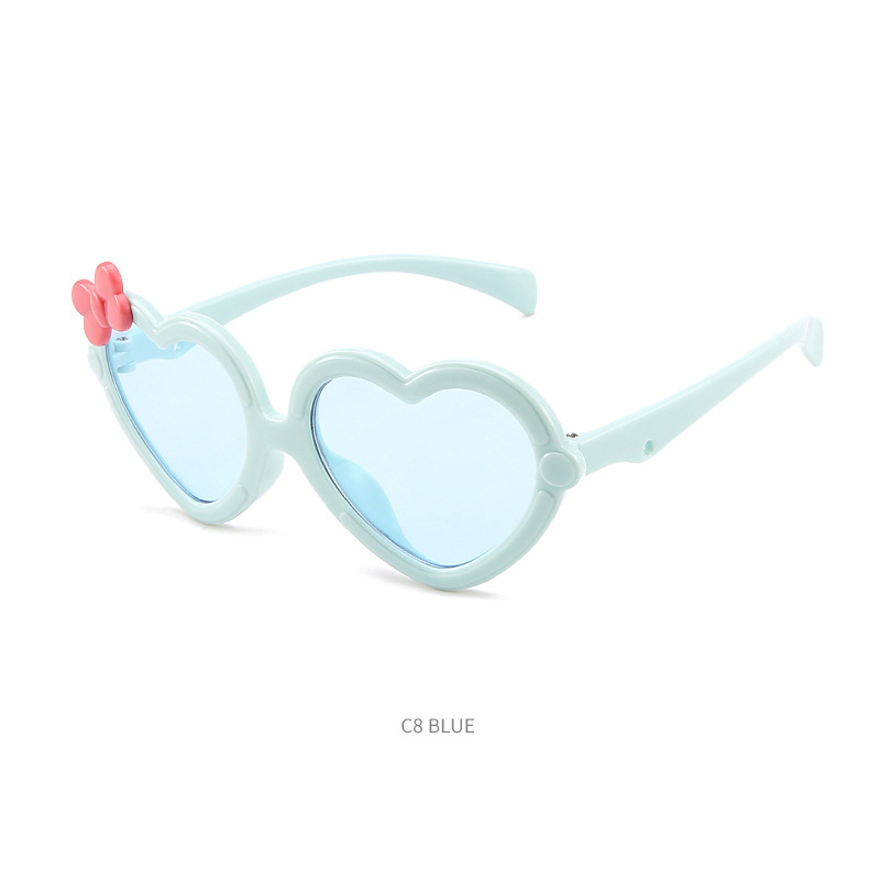 Fashion children's sunglasses girls boys UV protection sun protection love sunglasses manufacturers wholesale glasses