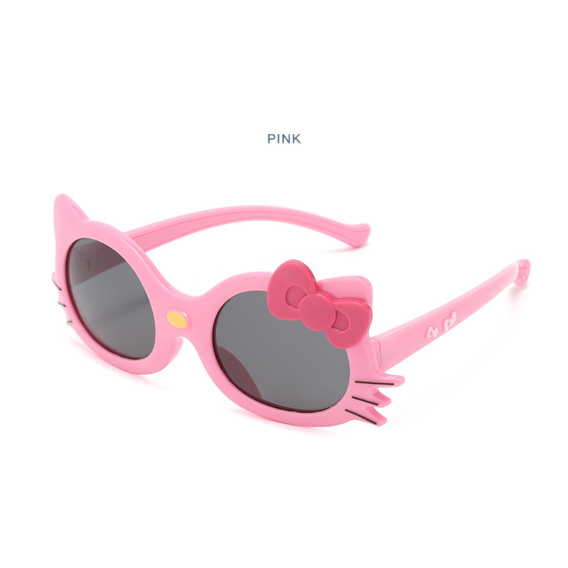 Summer new cute children's sunglasses baby cat sunshades personality cartoon sunshade glasses