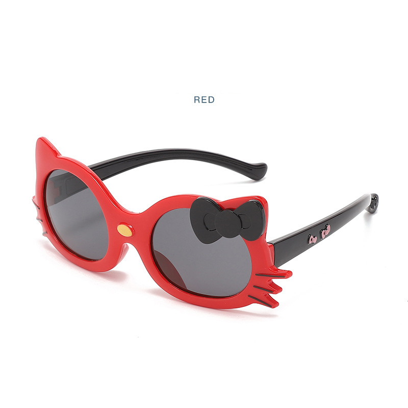 Summer new cute children's sunglasses baby cat sunshades personality cartoon sunshade glasses