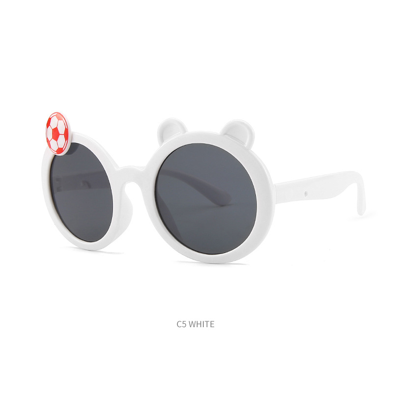 Fashionable children's sunshade sunglasses can love card ventilated baby sunglasses children's UV protection glasses