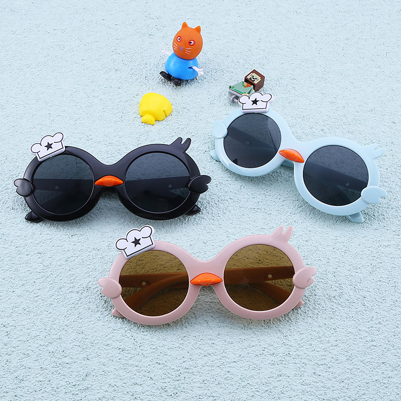 Duck-shaped sunglasses for kids Girls UV protection for boys Sun protection sunglasses for kids Fashion fashion sunglasses