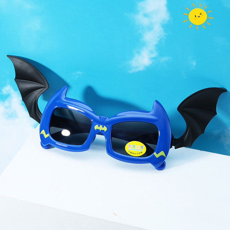 New BAT polarizing sunglasses for children UV sunglasses for boys and girls photo glasses trend