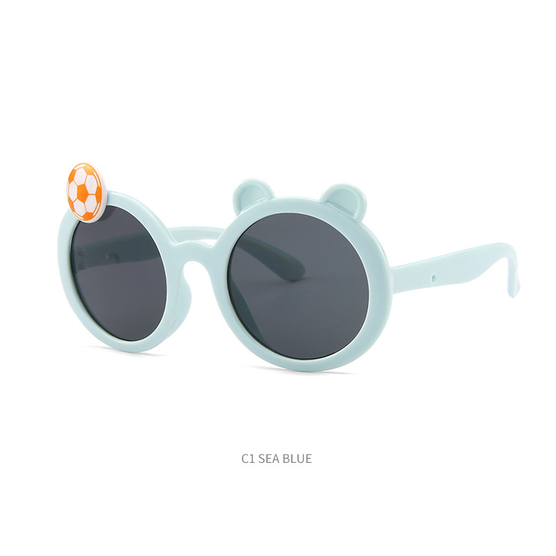 Fashionable children's sunshade sunglasses can love card ventilated baby sunglasses children's UV protection glasses