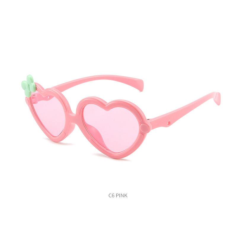 Fashion children's sunglasses girls boys UV protection sun protection love sunglasses manufacturers wholesale glasses