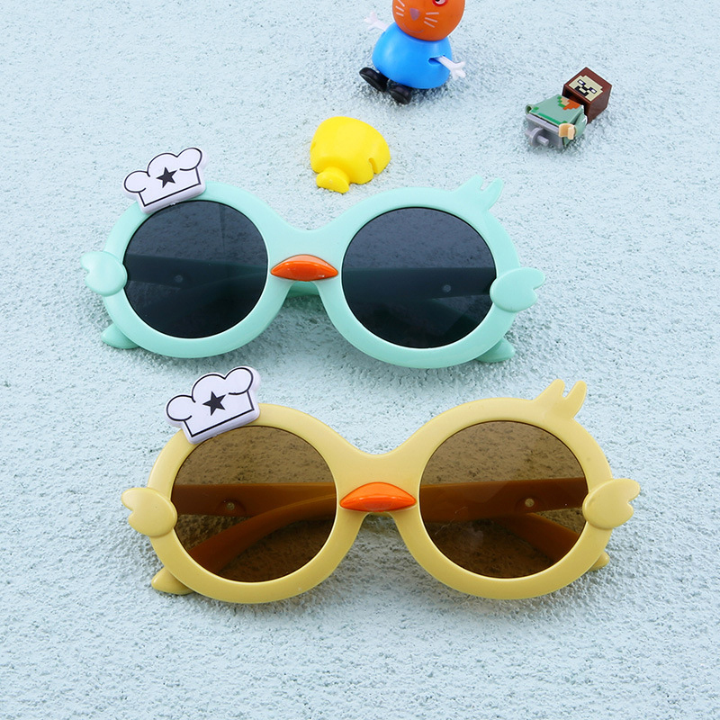 Duck-shaped sunglasses for kids Girls UV protection for boys Sun protection sunglasses for kids Fashion fashion sunglasses