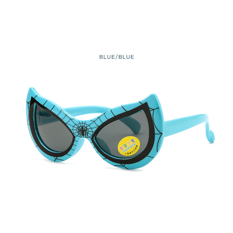 New Spiderman kids sunglasses UV protective sunglasses Fashion baby cartoon personality styling glasses