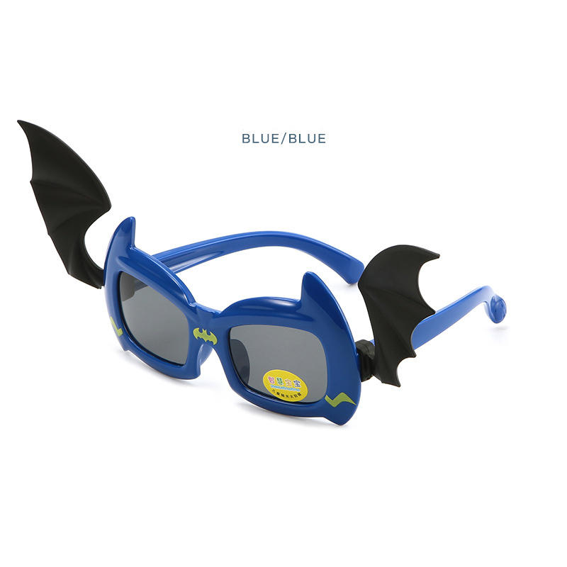 New BAT polarizing sunglasses for children UV sunglasses for boys and girls photo glasses trend
