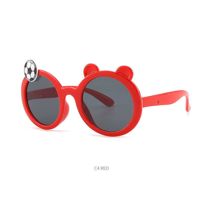 Fashionable children's sunshade sunglasses can love card ventilated baby sunglasses children's UV protection glasses