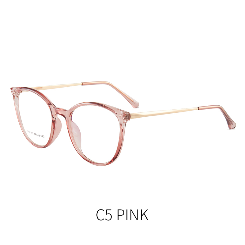 2023 new luxury cateye shaped photochromic anti blue light glasses for woman TR87013