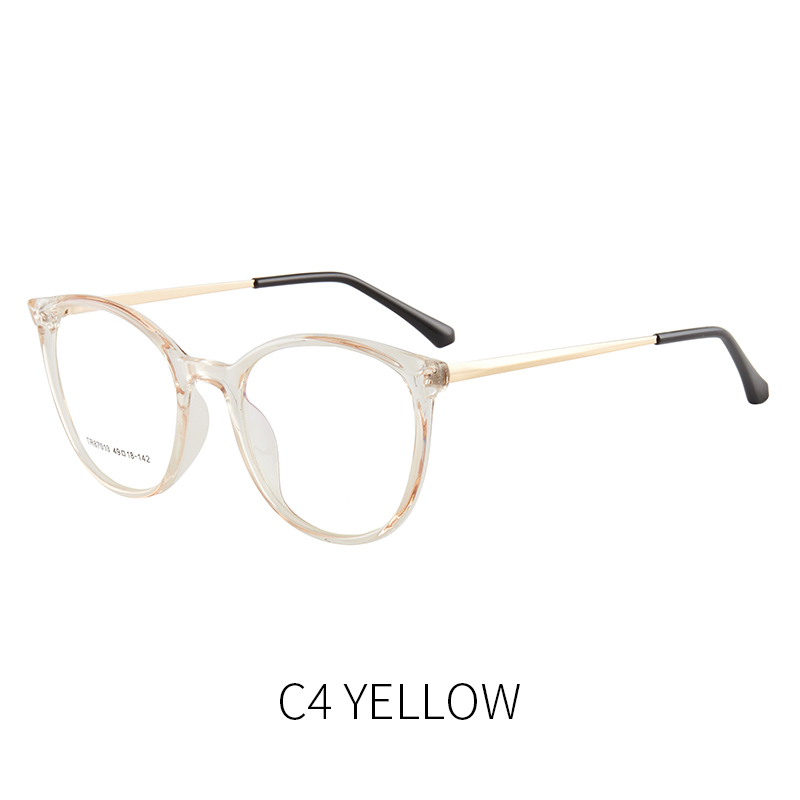 2023 new luxury cateye shaped photochromic anti blue light glasses for woman TR87013