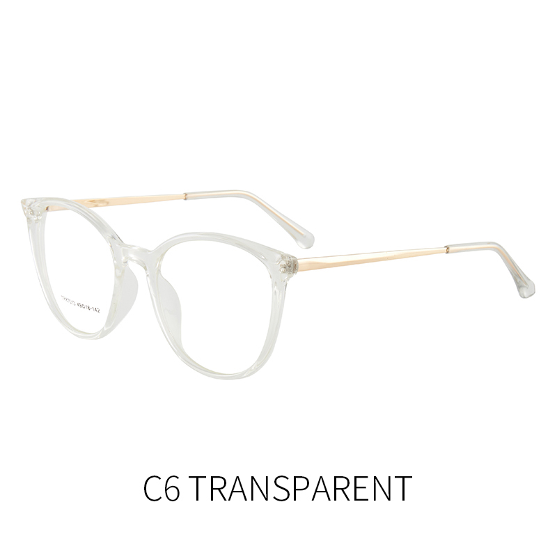 2023 new luxury cateye shaped photochromic anti blue light glasses for woman TR87013