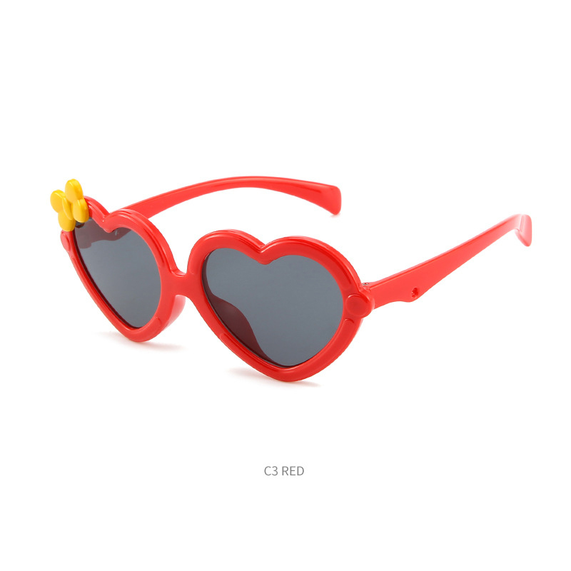 Fashion children's sunglasses girls boys UV protection sun protection love sunglasses manufacturers wholesale glasses