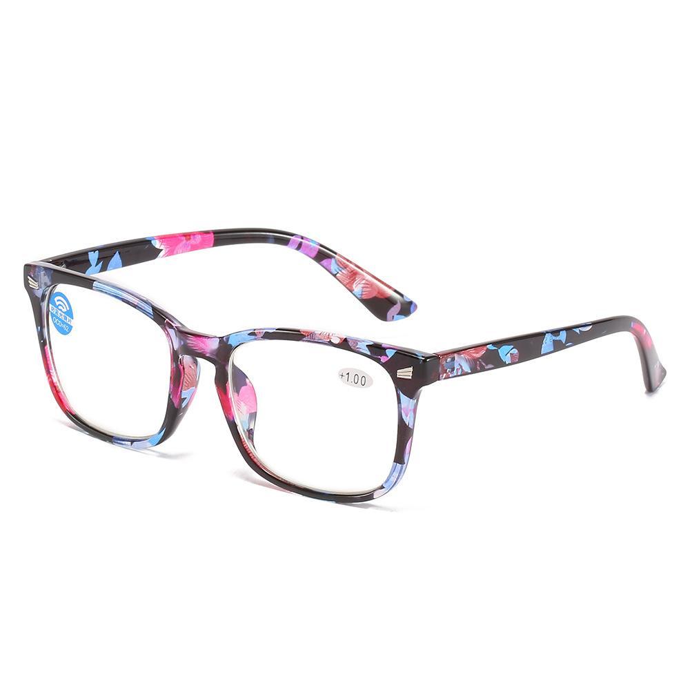 New Big Frame Fashion Anti-Blue Reading Glasses for Men and Women Retro HD Reading Glasses Wholesale Elderly Reading Glasses