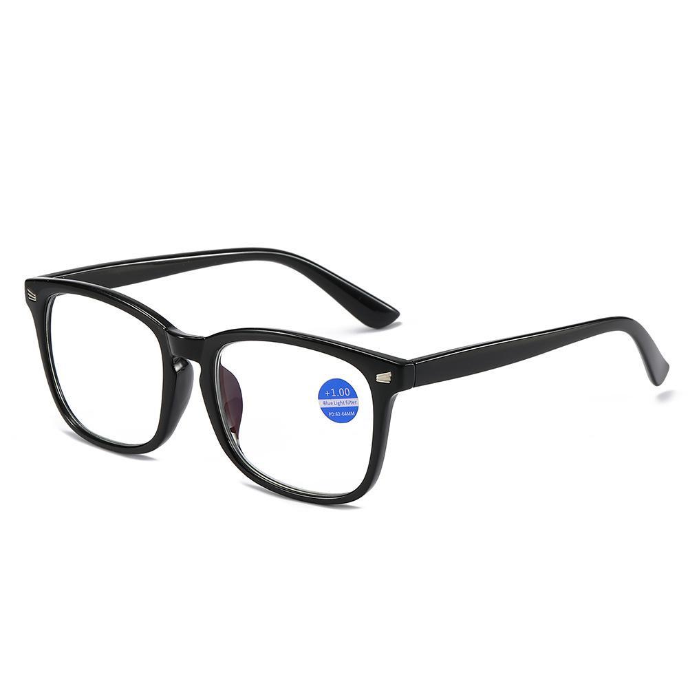 New Big Frame Fashion Anti-Blue Reading Glasses for Men and Women Retro HD Reading Glasses Wholesale Elderly Reading Glasses