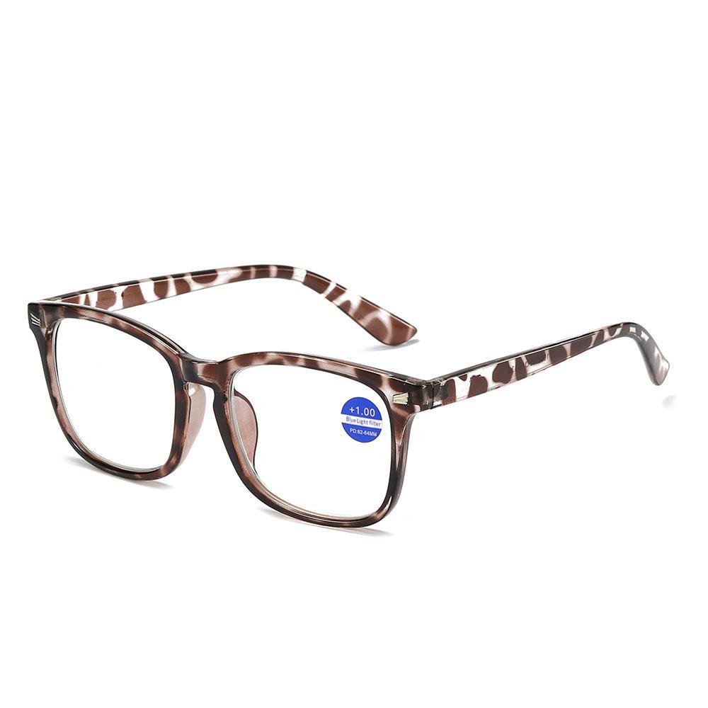 New Big Frame Fashion Anti-Blue Reading Glasses for Men and Women Retro HD Reading Glasses Wholesale Elderly Reading Glasses