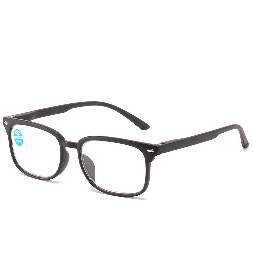 Anti-Blue Reading Glasses  Square Frame Europe and The United States PC High-Definition Reading Glasses for The Elderly