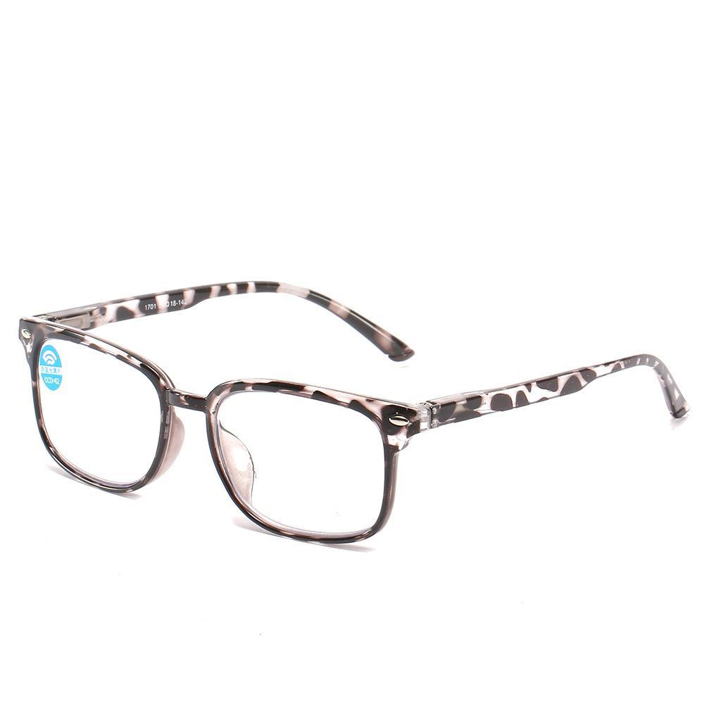 Anti-Blue Reading Glasses  Square Frame Europe and The United States PC High-Definition Reading Glasses for The Elderly