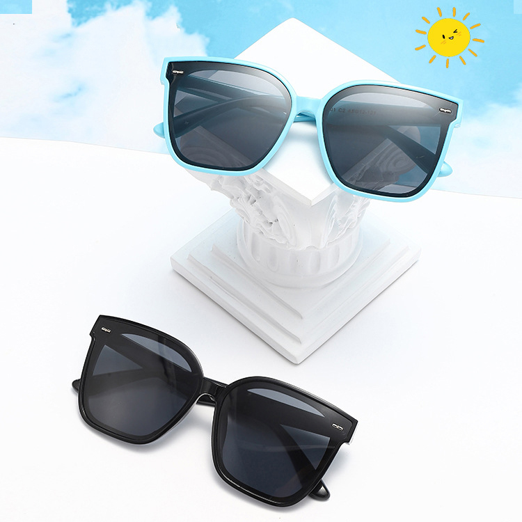Summer new children's square sunglasses children's UV protective glasses travel shading fashion sunglasses