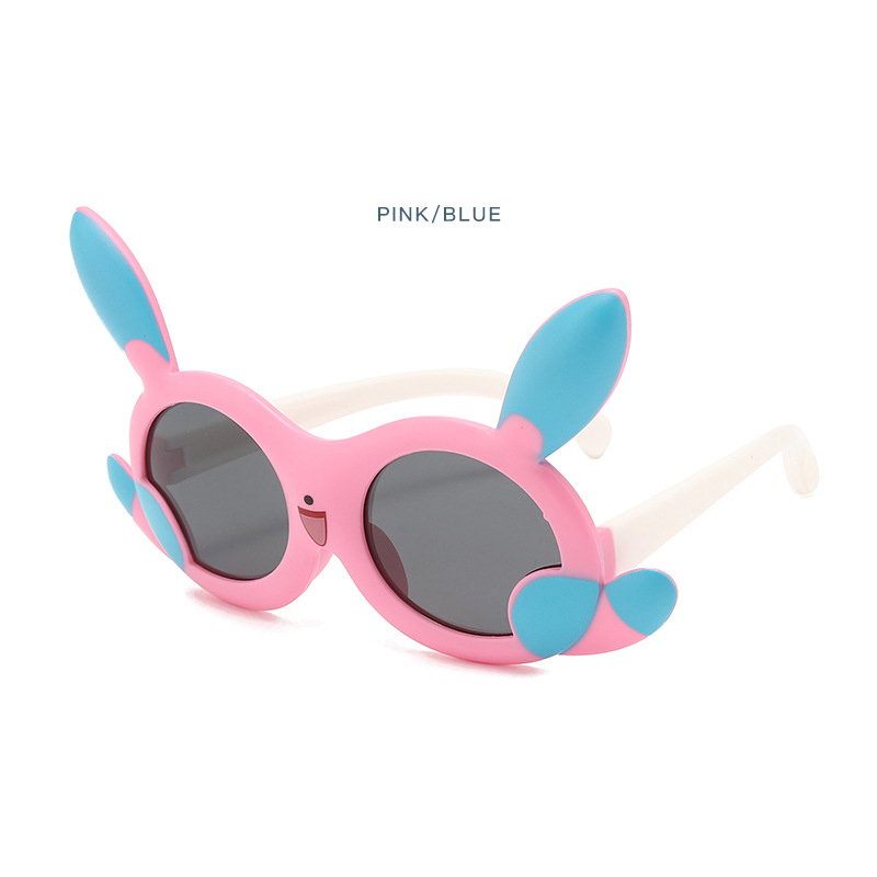 Summer new Flash Cat children's sunglasses Cartoon wind UV protection sunglasses children's sunshade glasses