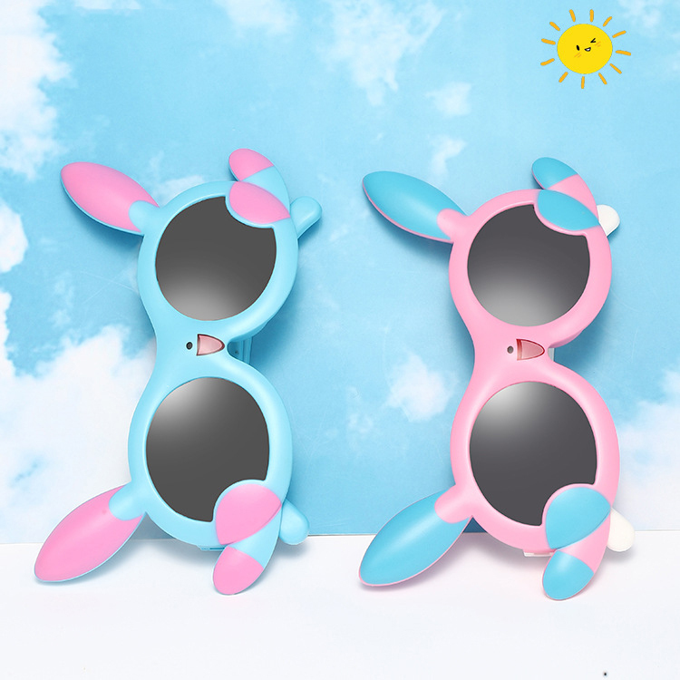 Summer new Flash Cat children's sunglasses Cartoon wind UV protection sunglasses children's sunshade glasses