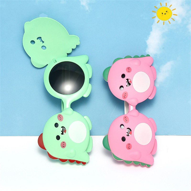 Summer new crocodile baby cartoon style children's sunglasses UV sunglasses cute sunshade glasses