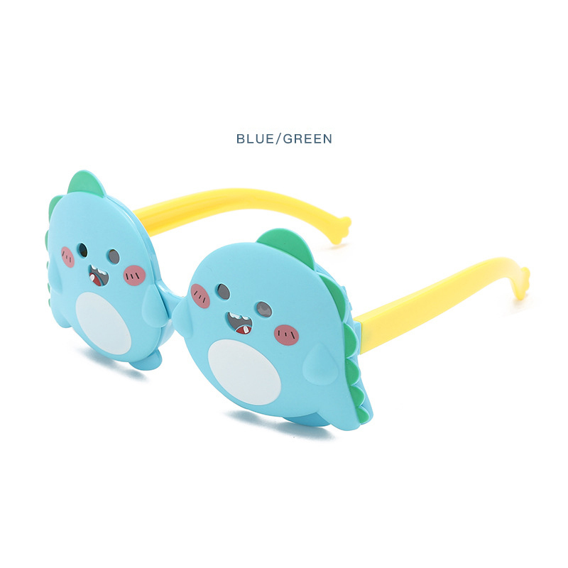 Summer new crocodile baby cartoon style children's sunglasses UV sunglasses cute sunshade glasses