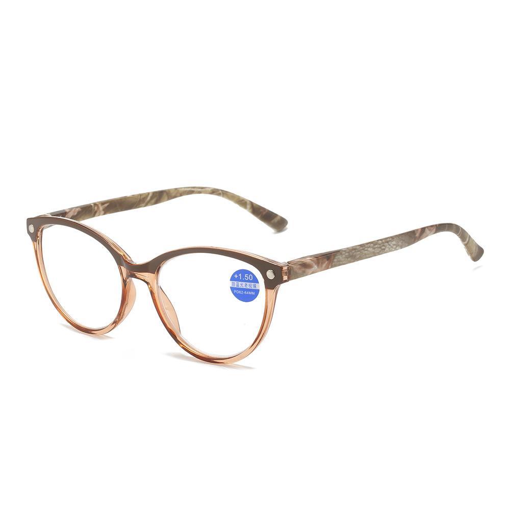 New Anti-Blue Light Fashion Reading Glasses Cross-Border High-Definition Comfortable Reading Glasses for The Elderly Reading