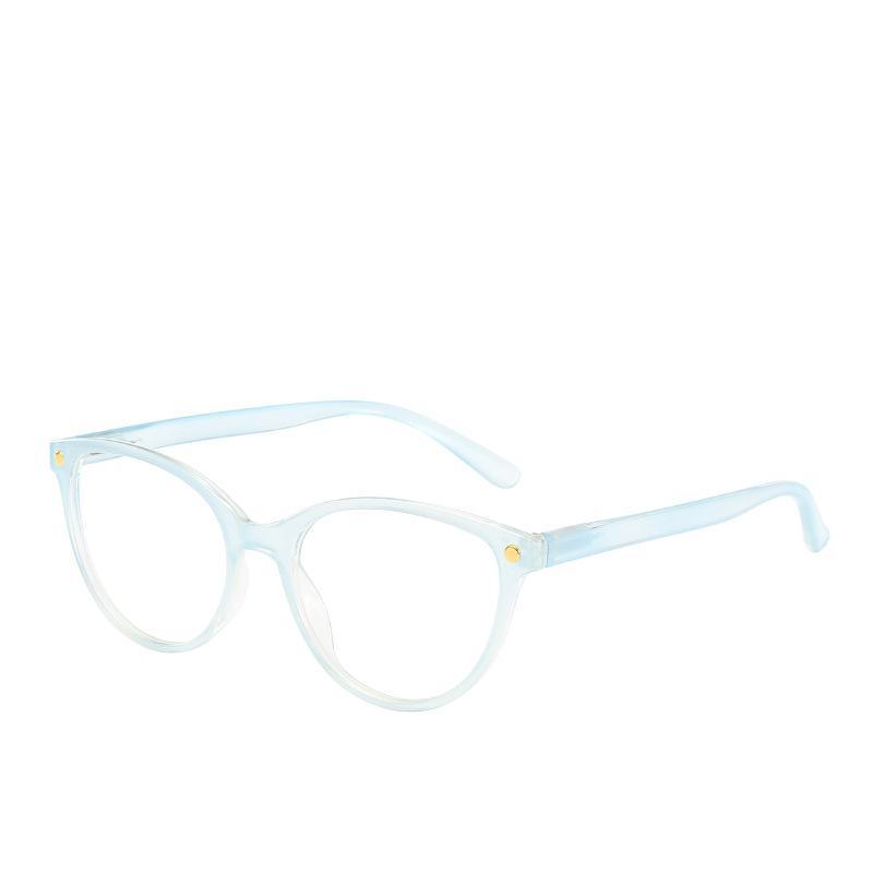 Fashion Reading Glasses Women Round Frame Comfortable Simple Reading Glasses Hyperscope HD Resin