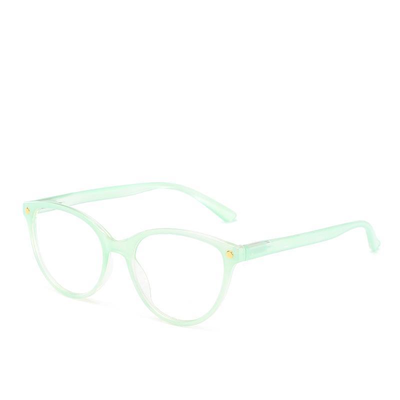 Fashion Reading Glasses Women Round Frame Comfortable Simple Reading Glasses Hyperscope HD Resin