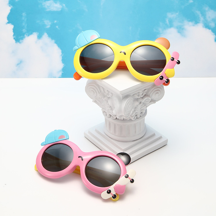 Children's polarized sunglasses Cartoon anime style sunglasses for girls UV protection cute baby shade glasses for boys
