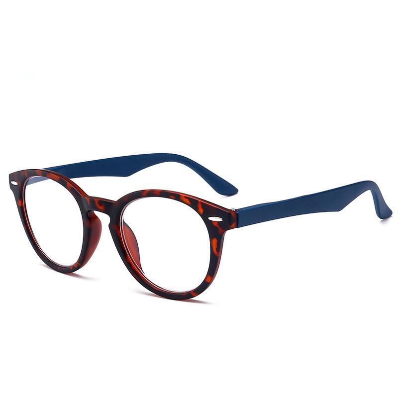 New PC Full-Frame Reading Glasses HD Resin Rice Nail Reading Glasses for The Elderly Spring Foot Silk Reading Glasses