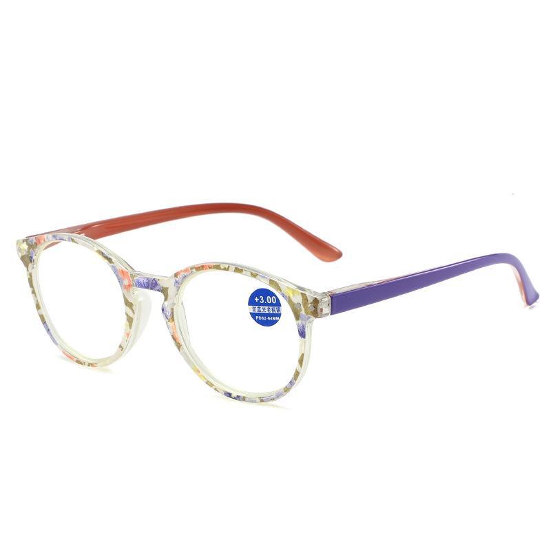 PC Anti-Blue Reading Glasses for Men and Women HD Reading Glasses Wholesale Comfortable Elderly Mirror Spring Leg