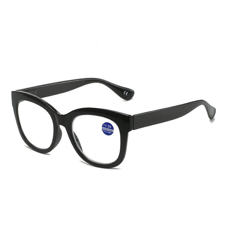 Big Frame Fashion Anti-Blue Retro Reading Glasses for Women Middle-Aged and Elderly Men Farsighted Reading Glasses Wholesale