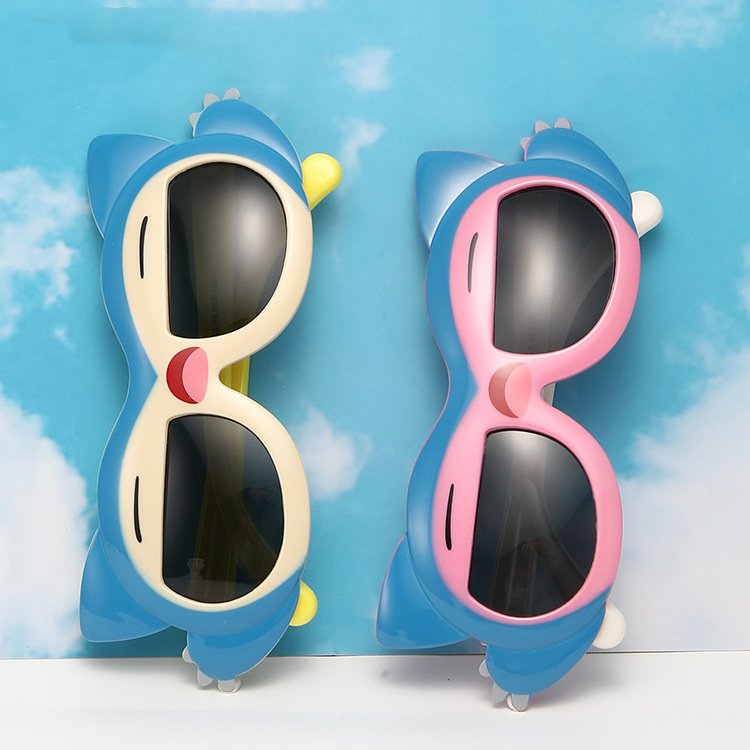 Children's silicone polarized UV protective sunglasses cute cartoon bear sunglasses for boys and girls