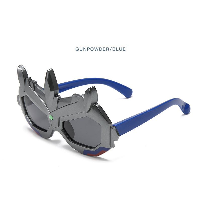 New children's fashion cartoon sunglasses boy anti-ultraviolet Ultraman sunglasses cartoon glasses wholesale