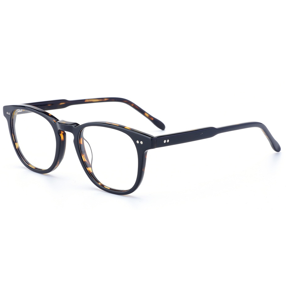 2023 New Classic Handmade Vintage Round Acetate Optical Frame Custom Oem Eyeglasses Frames for Men Women