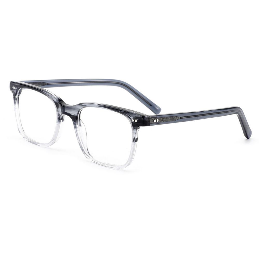 2024 Sara Luxury Glasses Frame Men Optical Square Rim Eyeglasses Frame Male High Quality Acetate Clear Spectacles