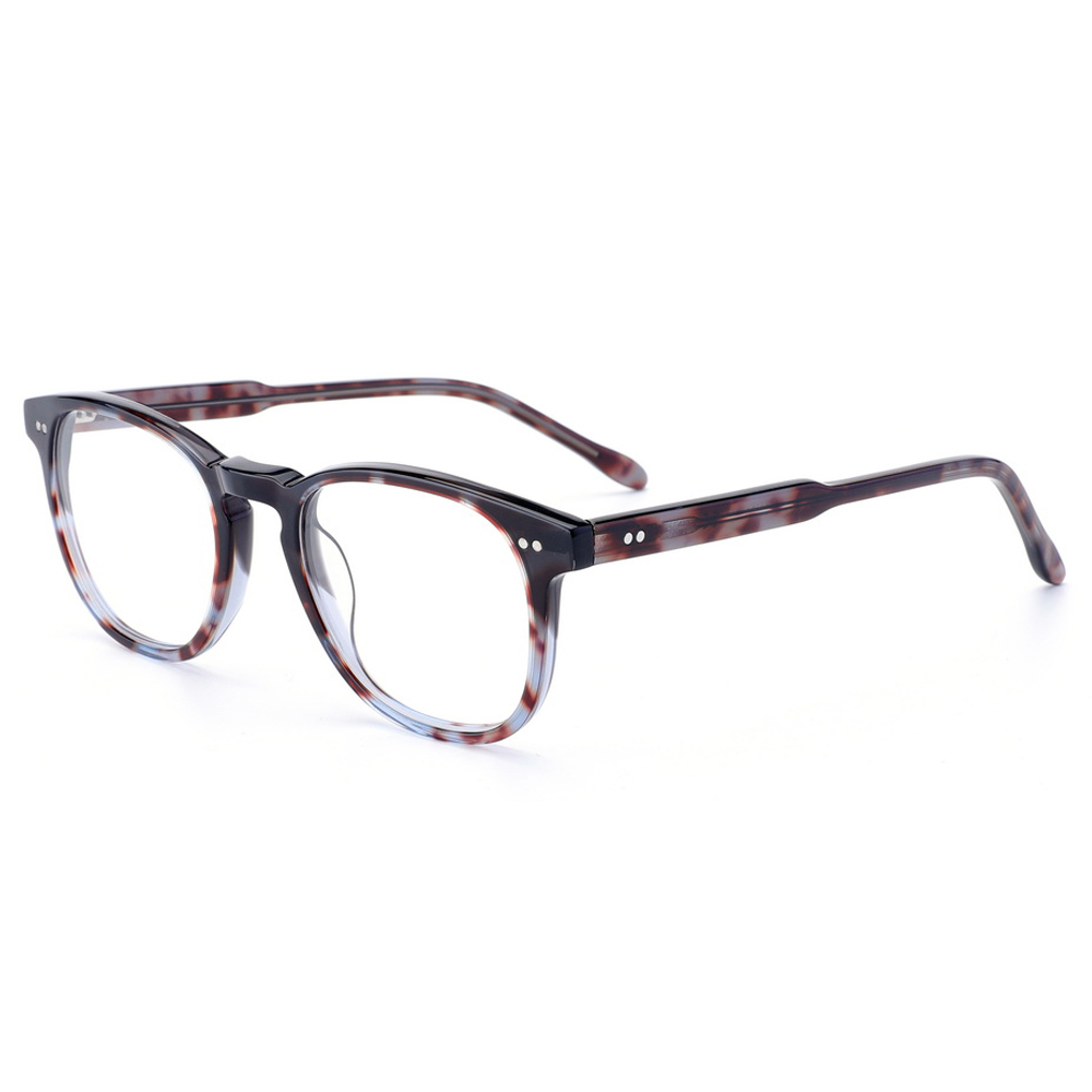 2023 New Classic Handmade Vintage Round Acetate Optical Frame Custom Oem Eyeglasses Frames for Men Women