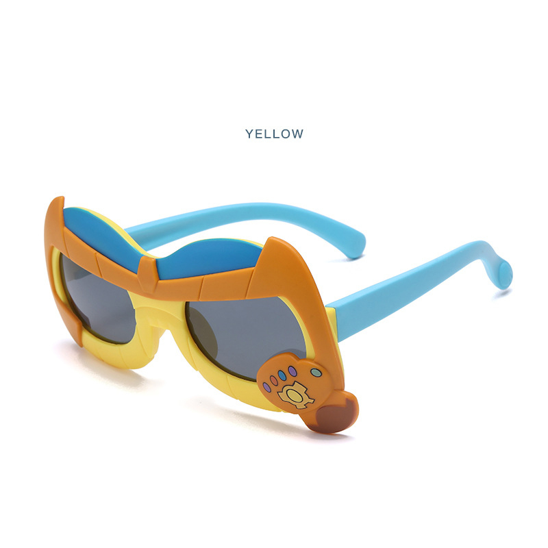 Children's sunglasses for boys Cool cartoon animation style baby sunglasses UV protection for boys sunglasses trend