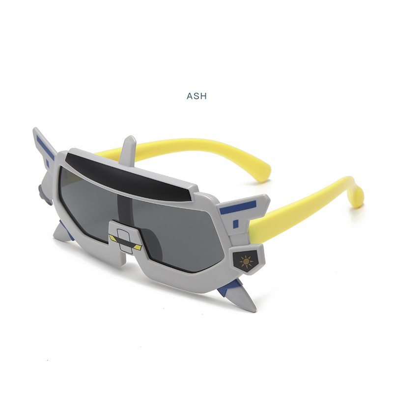 New children's girls fashion sunglasses UV protection robot cute cartoon sunglasses Baby sunglasses